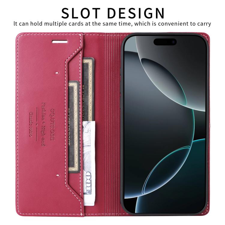 GQUTROBE G01 RFID Anti-theft Leather Phone Case