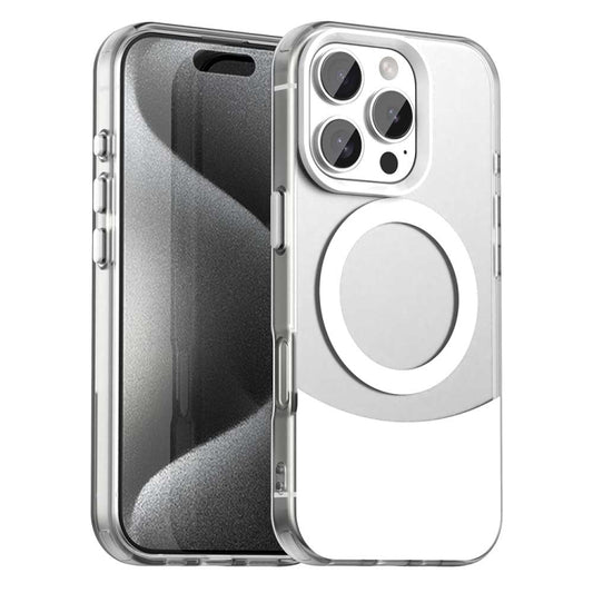 Color Blocking Series MagSafe Magnetic PC Hybrid TPU Phone Case, For iPhone 16 Pro Max, For iPhone 16 Pro, For iPhone 16 Plus, For iPhone 16, For iPhone 15 Pro Max, For iPhone 15 Pro