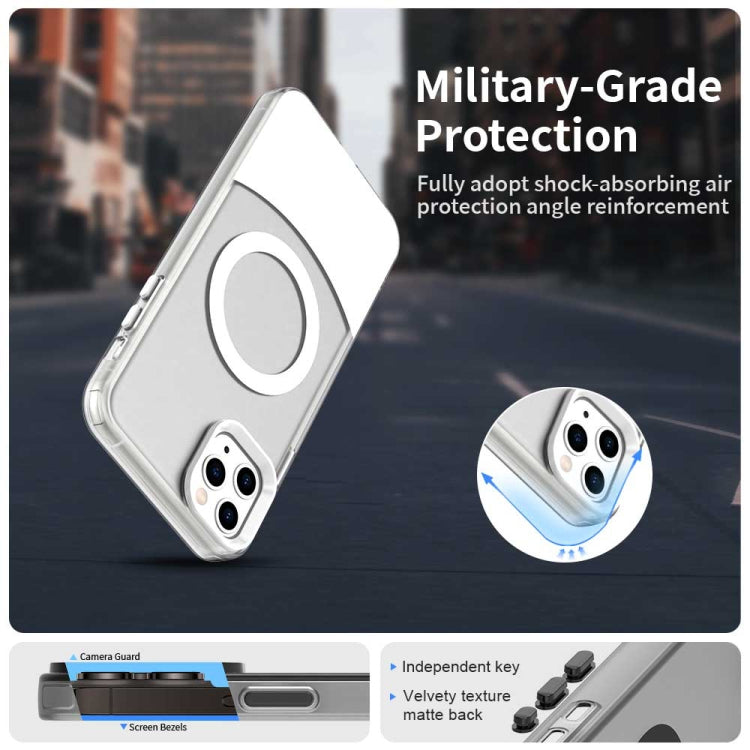 Color Blocking Series MagSafe Magnetic PC Hybrid TPU Phone Case, For iPhone 11 Pro Max, For iPhone 11, For iPhone 11 Pro