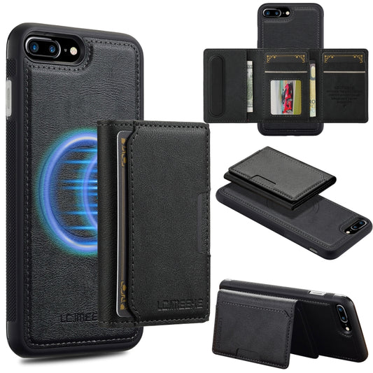 LC.IMEEKE L5 Series Detachable RFID Card Bag Magsafe Phone Case, For iPhone SE 2022 / 2020, For iPhone 13 mini, For iPhone XS / X, For iPhone XR