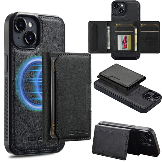 LC.IMEEKE L5 Series Detachable RFID Card Bag Magsafe Phone Case