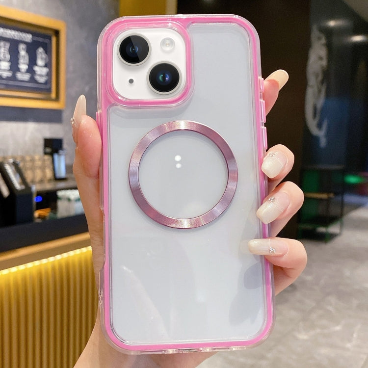 3 in 1 Airbag CD Texture MagSafe Phone Case, For iPhone 14, For iPhone 14 Pro, For iPhone 14 Pro Max