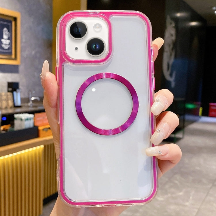 3 in 1 Airbag CD Texture MagSafe Phone Case, For iPhone 14, For iPhone 14 Pro, For iPhone 14 Pro Max