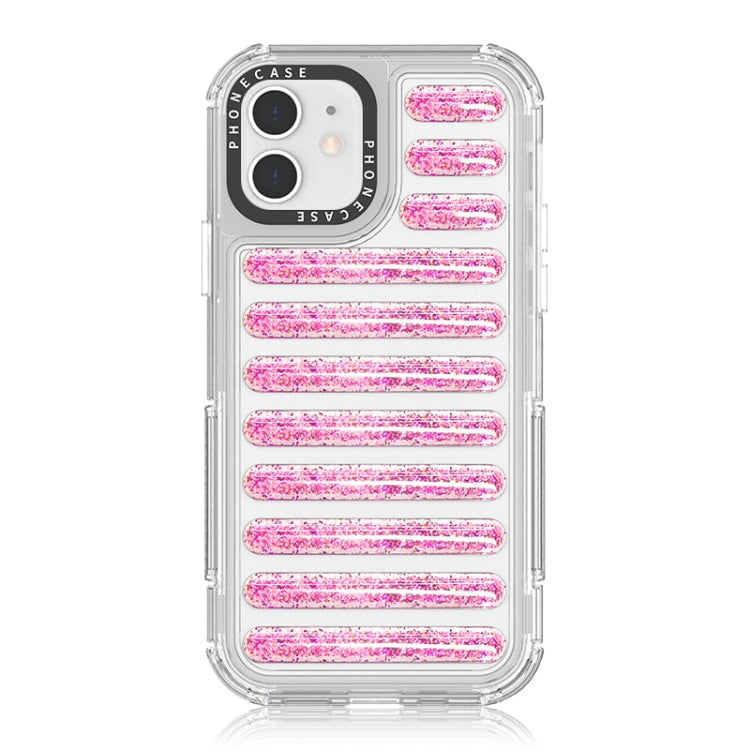 Capsule Glitter TPU Hybrid PC Airbag Phone Case, For iPhone 13 Pro, For iPhone 12 / 12 Pro, For iPhone 12 Pro Max, For iPhone 11 Pro Max