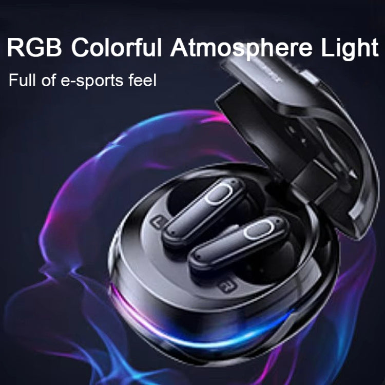 REMAX GameBuds G9 ANC Noise Reduction Gaming Wireless Bluetooth Earphones, Gamebuds G9  Black, Gamebuds G9  Silver