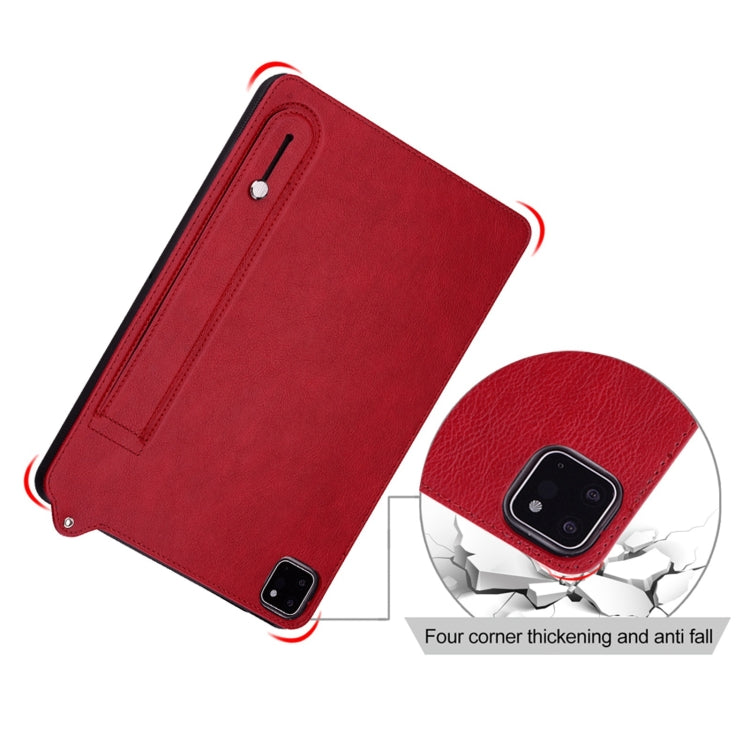 TPU Leather Back Tablet Case with Wristband, For iPad mini 6 / mini 2024, For iPad Pro 13 2024, For iPad Air 13 2024 / Pro 12.9 2022, For iPad Air 11 2024 / Pro 11 2022, For iPad Pro 11 2024, For iPad 10th Gen 10.9 2022