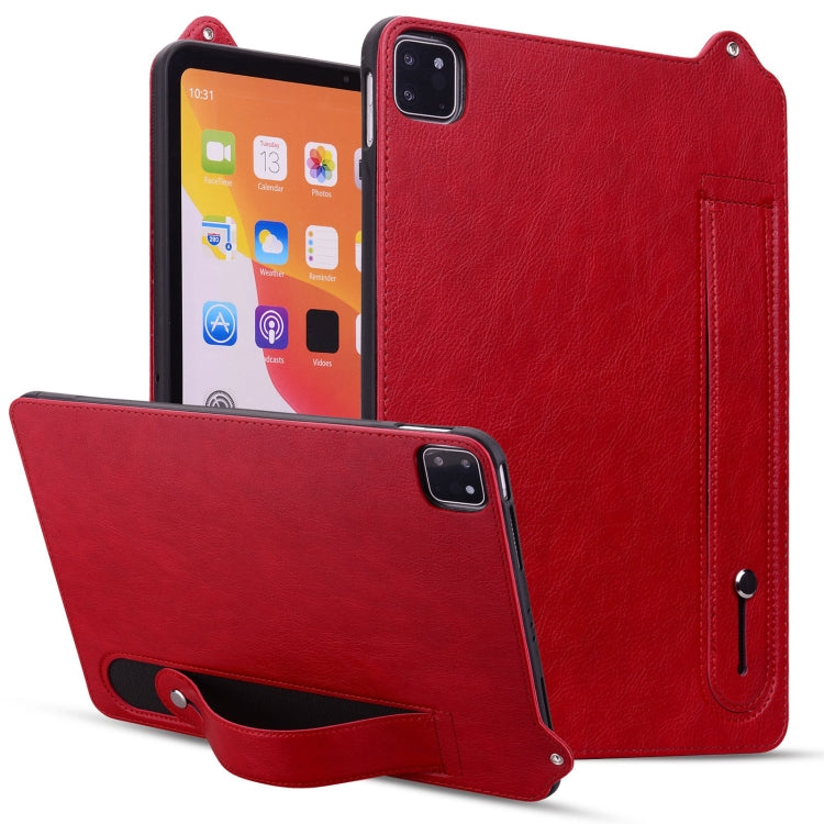 TPU Leather Back Tablet Case with Wristband, For iPad mini 6 / mini 2024, For iPad Pro 13 2024, For iPad Air 13 2024 / Pro 12.9 2022, For iPad Air 11 2024 / Pro 11 2022, For iPad Pro 11 2024, For iPad 10th Gen 10.9 2022