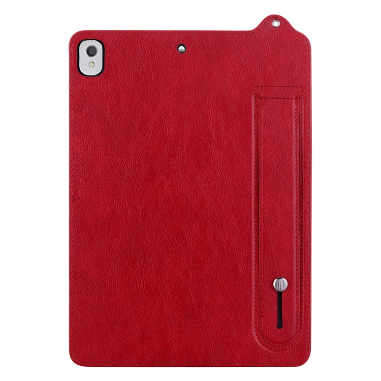 TPU Leather Back Tablet Case with Wristband, For iPad 10.2 2021 / 2020 / 10.5 2019, For iPad mini 5 / 4 / 3 / 2 / 1, For iPad Pro 9.7 / 9.7 2018 / 2017