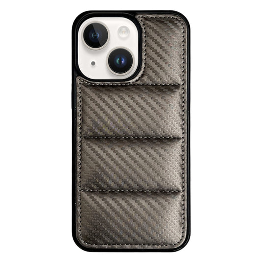 Carbon Fiber Texture Down Jacket Phone Case, For iPhone 14, For iPhone 14 Pro, For iPhone 14 Pro Max, For iPhone 13 Pro Max, For iPhone 13 Pro, For iPhone 13