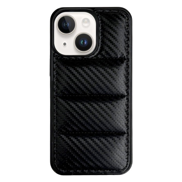 Carbon Fiber Texture Down Jacket Phone Case, For iPhone 14, For iPhone 14 Pro, For iPhone 14 Pro Max, For iPhone 13 Pro Max, For iPhone 13 Pro, For iPhone 13