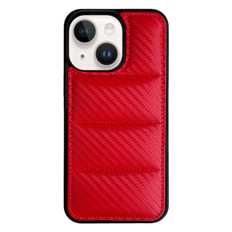 Carbon Fiber Texture Down Jacket Phone Case, For iPhone 14, For iPhone 14 Pro, For iPhone 14 Pro Max, For iPhone 13 Pro Max, For iPhone 13 Pro, For iPhone 13
