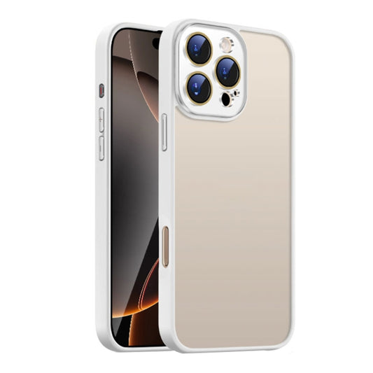 Nano Semi-transparent Frosted Skin Feel Phone Case, For iPhone 16 Pro Max, For iPhone 16 Pro, For iPhone 16 Plus