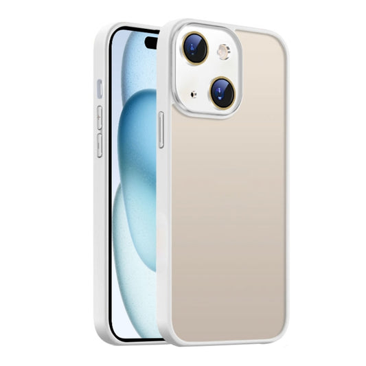 Nano Semi-transparent Frosted Skin Feel Phone Case, For iPhone 15 Plus, For iPhone 15, For iPhone 14