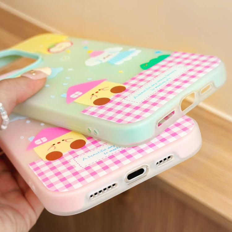 Skin Feeling Jelly TPU Hybrid PC Phone Case, For iPhone 14 Pro