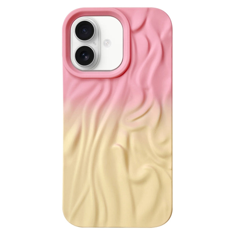 Wrinkle Gradient Skin-feel Frosted TPU Phone Case, For iPhone 16 Pro Max, For iPhone 16, For iPhone 15 Pro Max, For iPhone 15 Pro, For iPhone 15 Plus, For iPhone 15, For iPhone 14 Plus