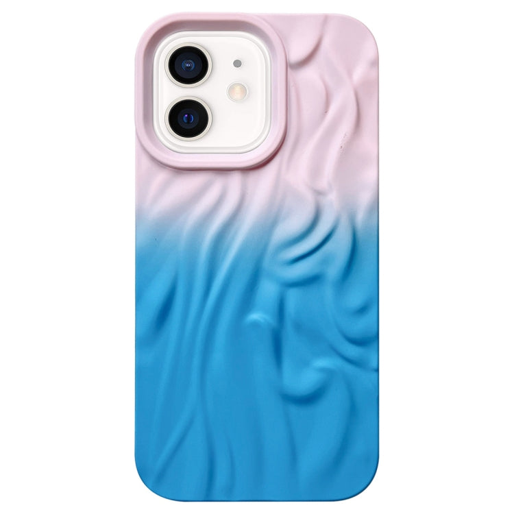Wrinkle Gradient Skin-feel Frosted TPU Phone Case, For iPhone 13 Pro, For iPhone 13, For iPhone 12 Pro Max, For iPhone 12 Pro, For iPhone 12, For iPhone 11 Pro Max