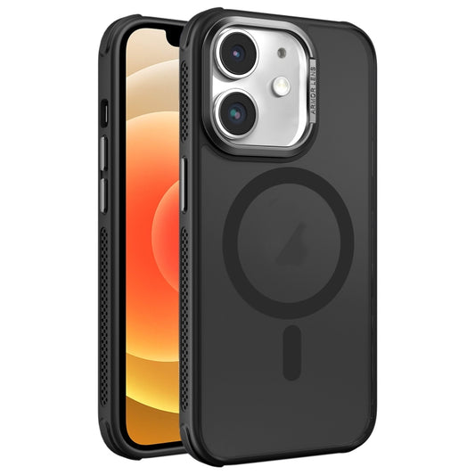 Hardware Side Cooling Skin Feel Frosted Metal Lens Frame MagSafe Phone Case, For iPhone 12, For iPhone 12 Pro Max, For iPhone 12 Pro