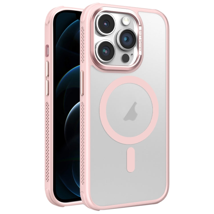 Hardware Side Cooling Skin Feel Frosted Metal Lens Frame MagSafe Phone Case, For iPhone 12, For iPhone 12 Pro Max, For iPhone 12 Pro