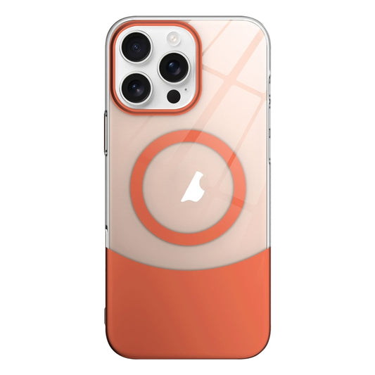 Slim Color Contrast MagSafe PC Transparent Phone Case, For iPhone 11 Pro Max, For iPhone 11