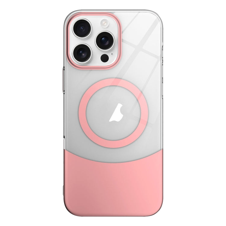 Slim Color Contrast MagSafe PC Transparent Phone Case, For iPhone 11 Pro Max, For iPhone 11