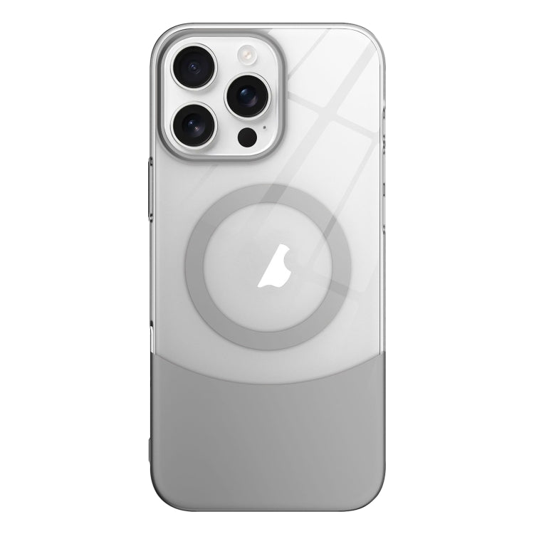 Slim Color Contrast MagSafe PC Transparent Phone Case, For iPhone 11 Pro Max, For iPhone 11