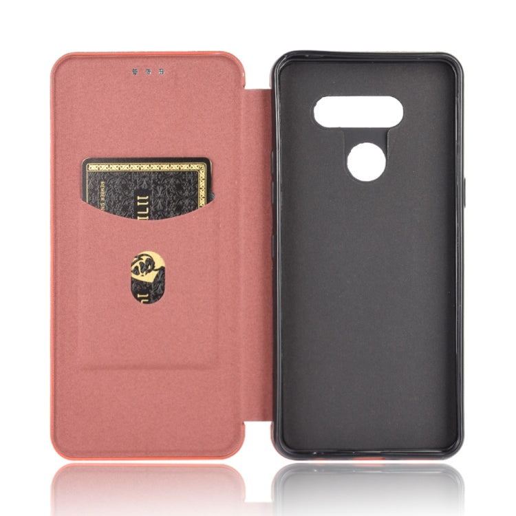 Carbon Fiber Texture Magnetic Horizontal Flip TPU + PC + PU Leather Case with Card Slot, For LG K50S, For LG K51 / Q51, For LG K61 / Q61, For LG Velvet, For LG Q70, For LG Style 3 L-41