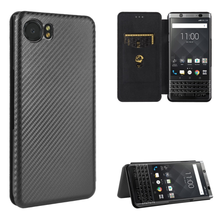 Carbon Fiber Texture Magnetic Horizontal Flip TPU + PC + PU Leather Case with Card Slot, For LG Stylo 6, For LG V60 ThinQ 5G, For BlackBerry KEY2, For BlackBerry Keyone, For Asus ROG Phone 3 ZS661KS, For Asus ROG Phone II