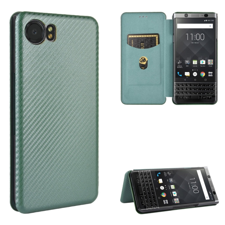 Carbon Fiber Texture Magnetic Horizontal Flip TPU + PC + PU Leather Case with Card Slot, For LG Stylo 6, For LG V60 ThinQ 5G, For BlackBerry KEY2, For BlackBerry Keyone, For Asus ROG Phone 3 ZS661KS, For Asus ROG Phone II