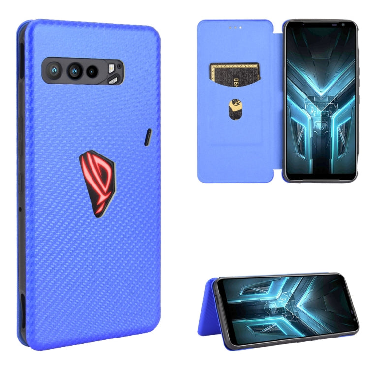 Carbon Fiber Texture Magnetic Horizontal Flip TPU + PC + PU Leather Case with Card Slot, For LG Stylo 6, For LG V60 ThinQ 5G, For BlackBerry KEY2, For BlackBerry Keyone, For Asus ROG Phone 3 ZS661KS, For Asus ROG Phone II