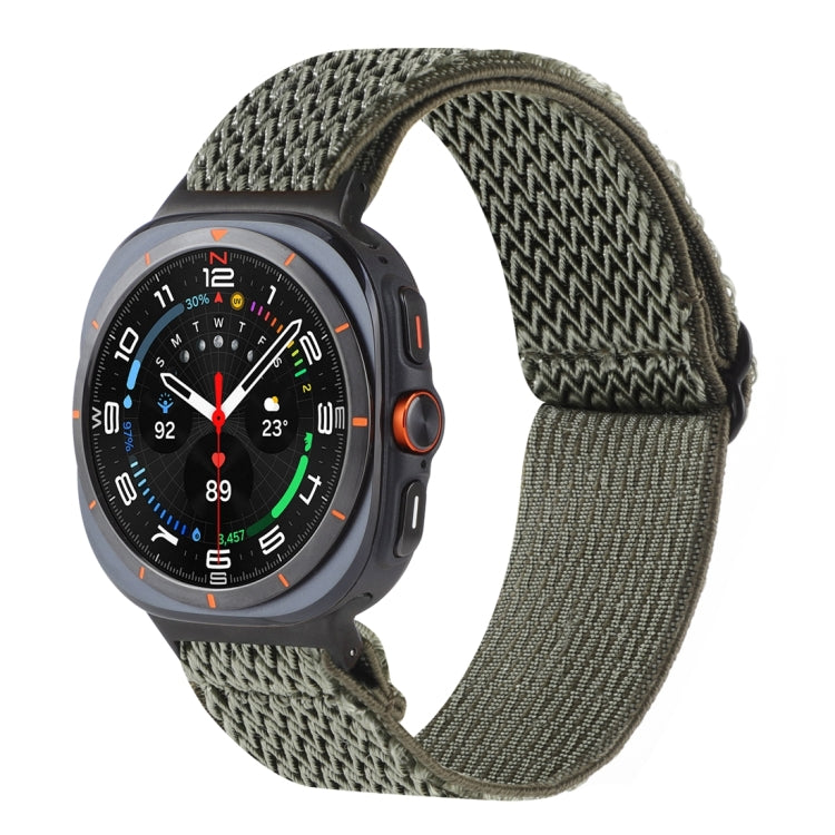 Wave Pattern Nylon Braided Watch Band