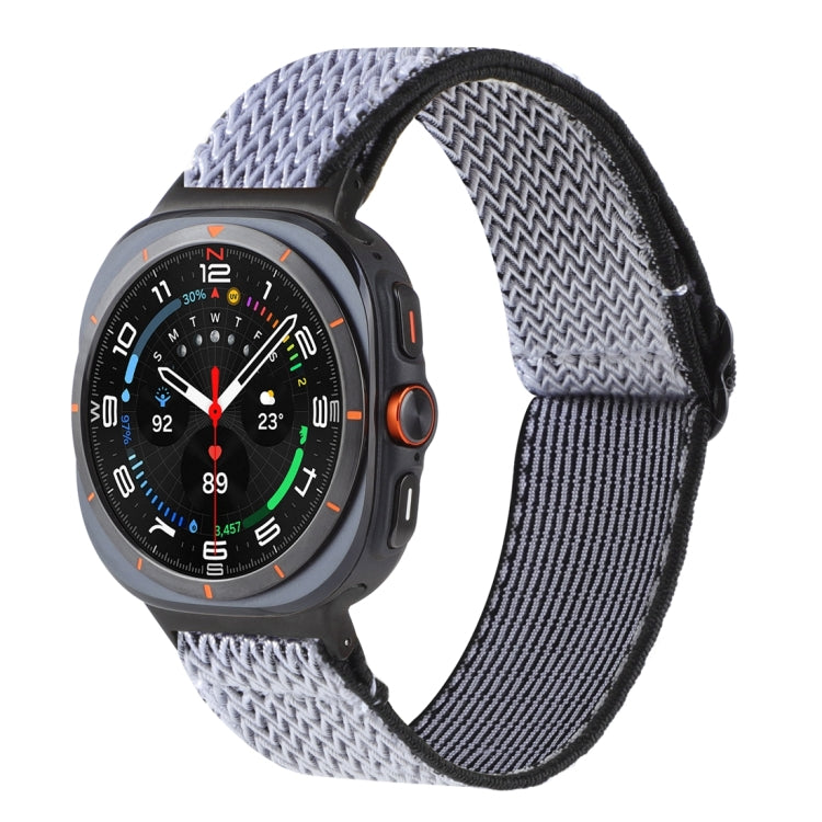 Wave Pattern Nylon Braided Watch Band