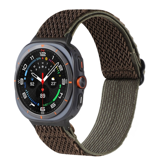 Wave Pattern Nylon Braided Watch Band
