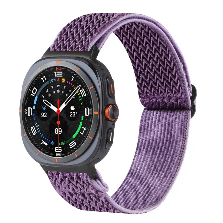 Wave Pattern Nylon Braided Watch Band