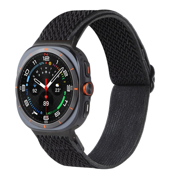 Wave Pattern Nylon Braided Watch Band