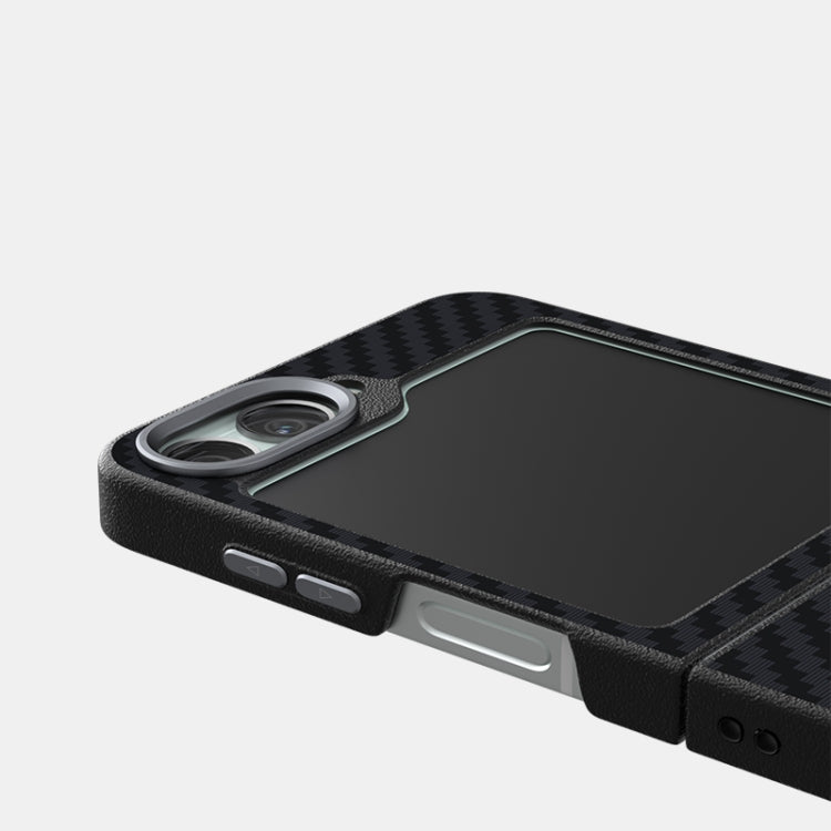 ABEEL C Carbon Fiber Series 6D Micro Relief MagSafe Phone Case