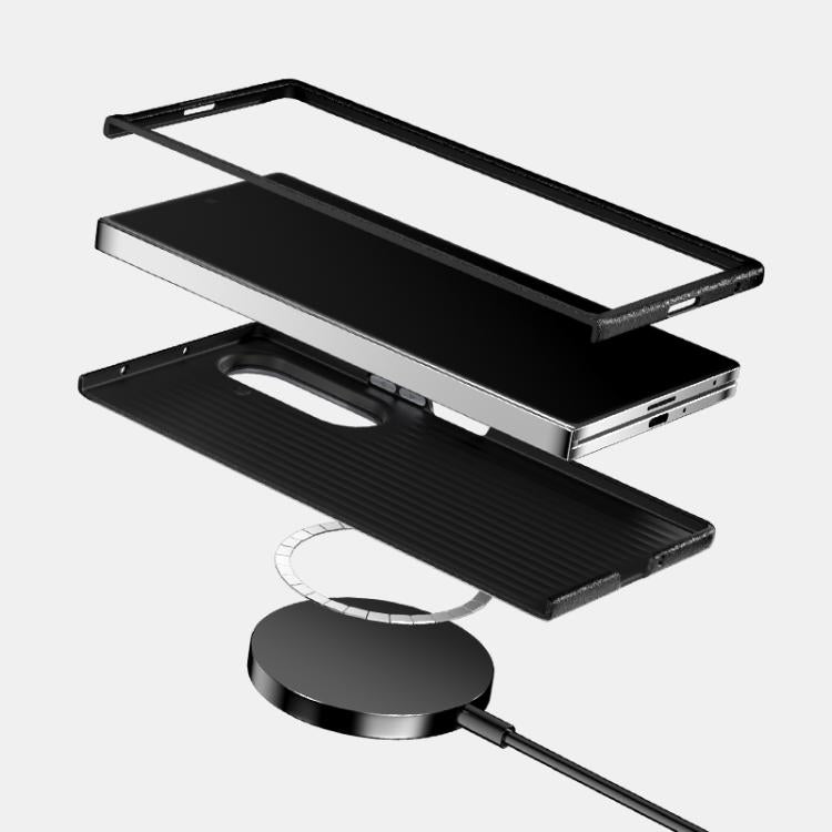 ABEEL C Carbon Fiber Series 6D Micro Relief MagSafe Phone Case