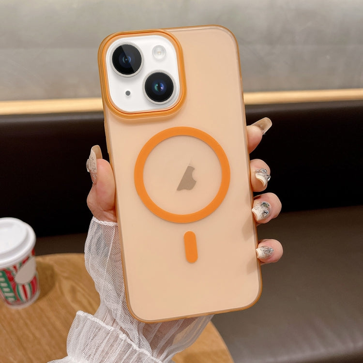 Soft Sandy Skin Feel MagSafe Magnetic PC Phone Case, For iPhone 15 Pro Max, For iPhone 15 Pro, For iPhone 15 Plus, For iPhone 15