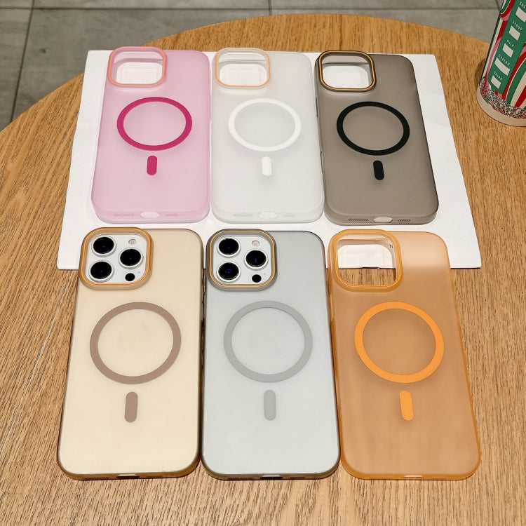Soft Sandy Skin Feel MagSafe Magnetic PC Phone Case, For iPhone 15 Pro Max, For iPhone 15 Pro, For iPhone 15 Plus, For iPhone 15