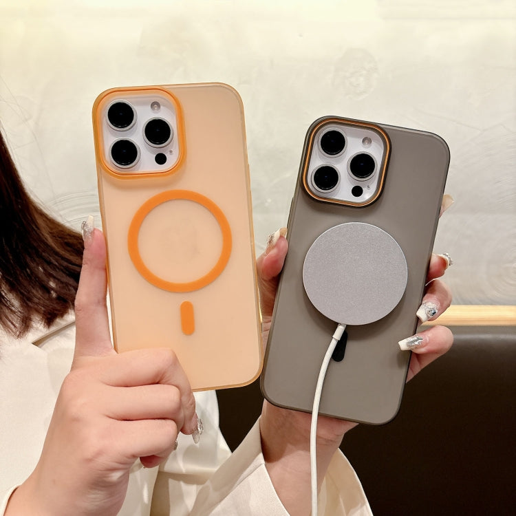 Soft Sandy Skin Feel MagSafe Magnetic PC Phone Case, For iPhone 15 Pro Max, For iPhone 15 Pro, For iPhone 15 Plus, For iPhone 15