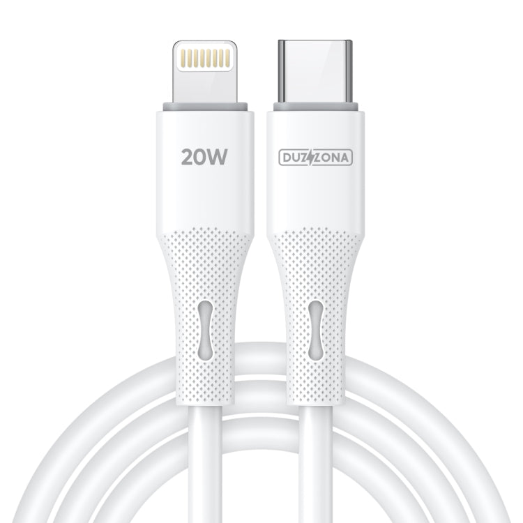 DUZZONA A10 PD20W 480Mbps Type-C to 8 Pin Fast Charging Cable, DUZZONA A10 PD20W