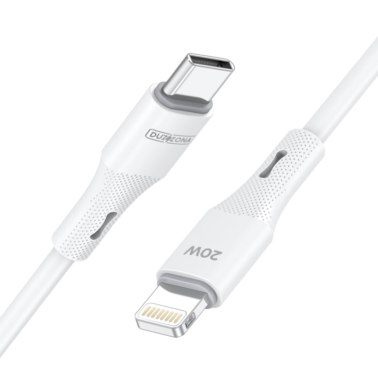 DUZZONA A10 PD20W 480Mbps Type-C to 8 Pin Fast Charging Cable, DUZZONA A10 PD20W