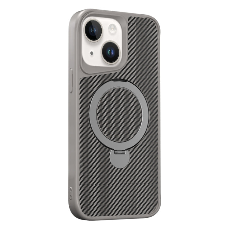 Carbon Fiber Texture 360 MagSafe Holder Phone Case