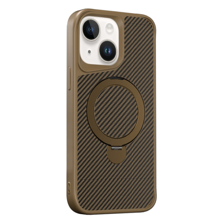 Carbon Fiber Texture 360 MagSafe Holder Phone Case