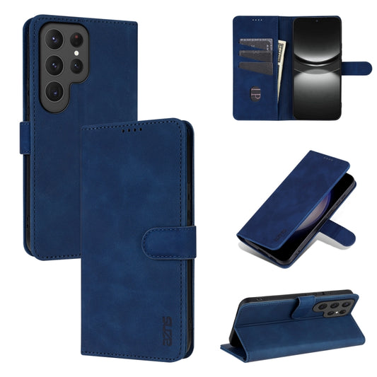 AZNS Skin Feel Calf Texture Flip Leather Phone Case, For Samsung Galaxy S25 Ultra 5G