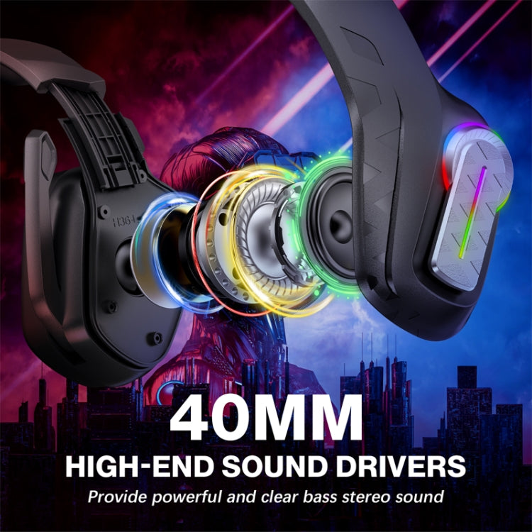 KOTION EACH G4100 Head-mounted Stereo Gaming Earphone with Mic, Length: About 2.1m, G4100, Black White