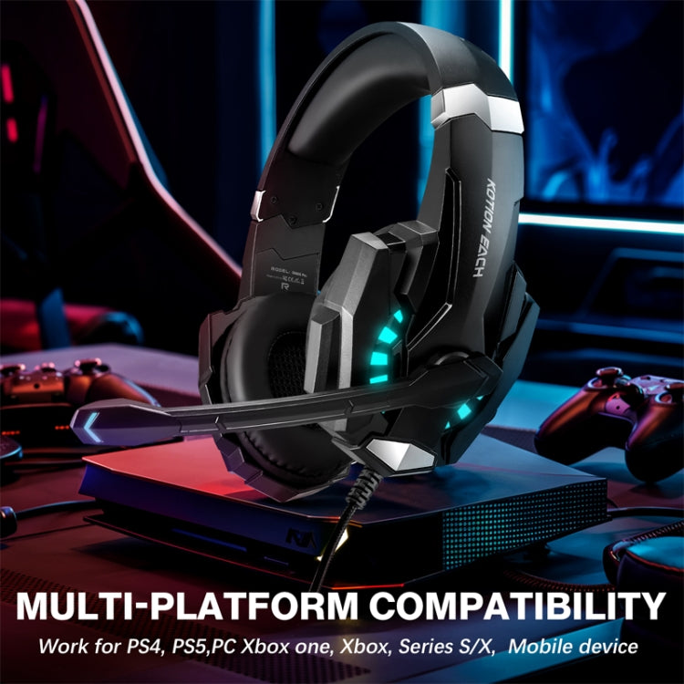 KOTION EACH G9000 Pro On-Ear Gaming Headset with Mic, Cable Length: About 2.1m, G9000 Pro