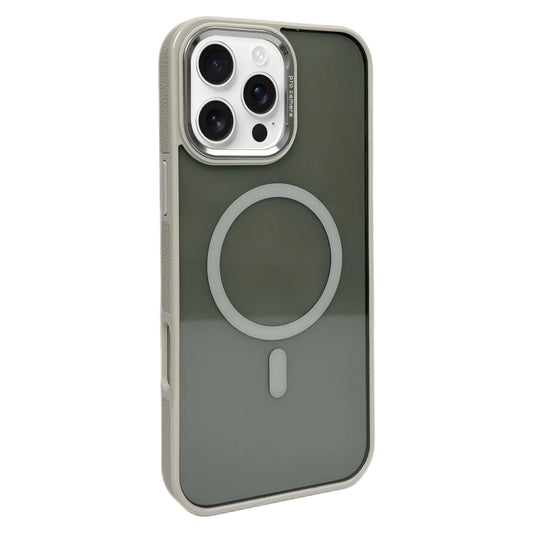 Metal Lens Frame MagSafe Phone Case, For iPhone 16 Pro Max, For iPhone 16 Pro, For iPhone 16 Plus, For iPhone 16