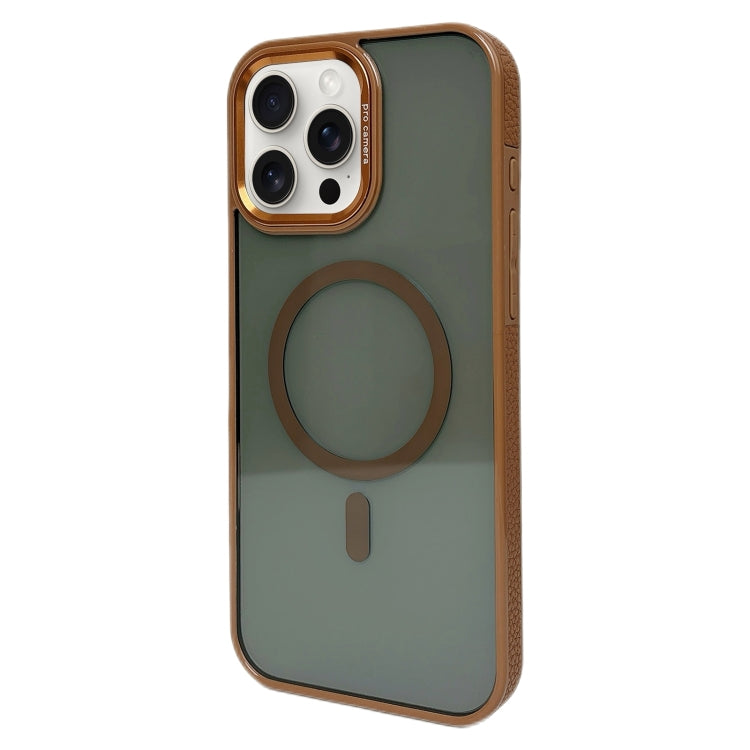 Metal Lens Frame MagSafe Phone Case, For iPhone 15 Pro Max, For iPhone 15 Pro, For iPhone 15 Plus, For iPhone 15