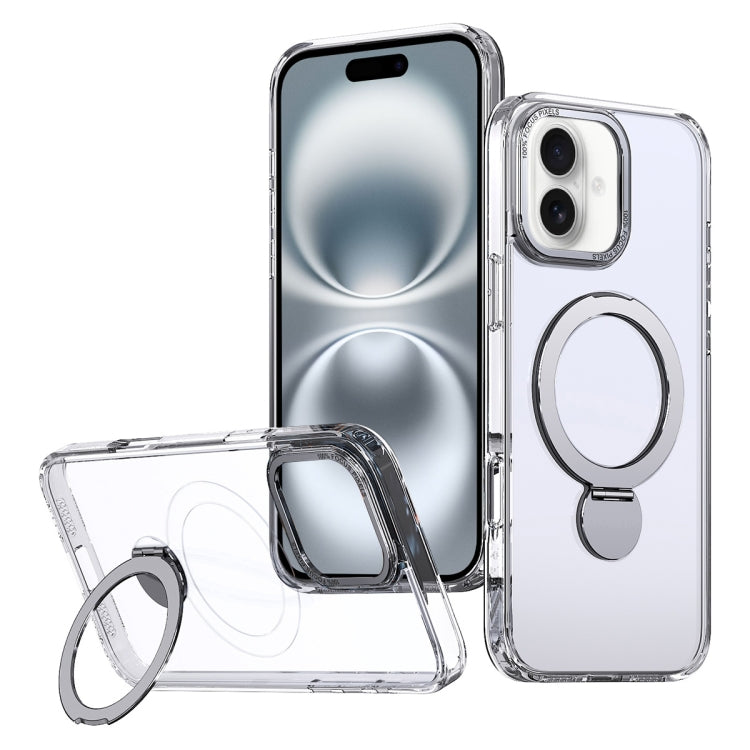 Wing Series Gen2 MagSafe Metal Ring Holder Phone Case, For iPhone 16 Plus, For iPhone 16