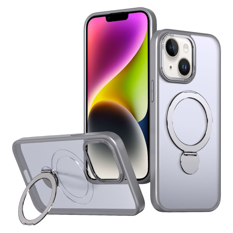 Wing Series Gen2 MagSafe Metal Ring Holder Phone Case, For iPhone 14 Plus, For iPhone 14